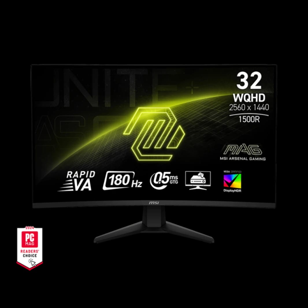 MSI PRO MP251W E2 24.5" IPS FHD Monitor, 120Hz, Adaptive-Sync, HDR Ready, HDMI, VGA, DisplayPort, VESA Mountable - White