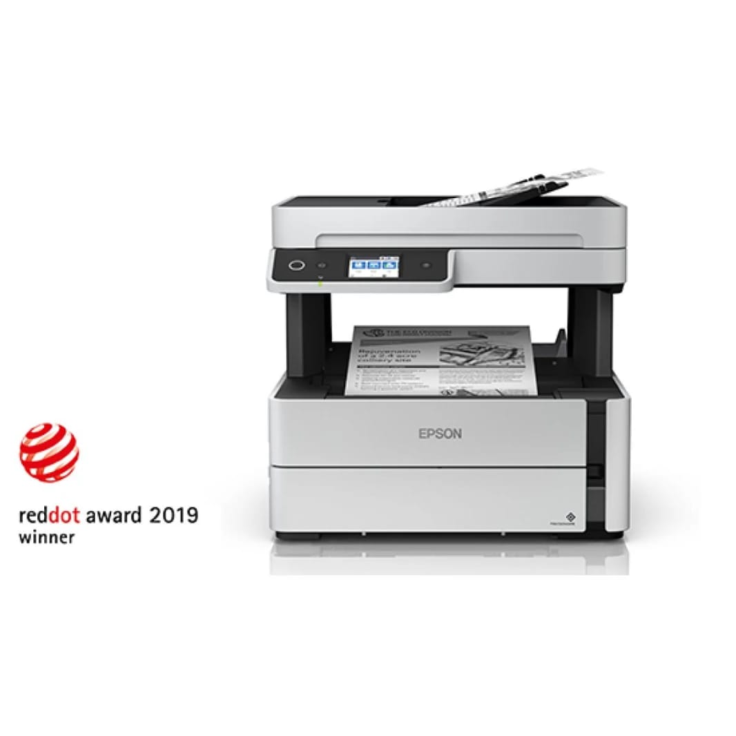 Epson EcoTank ET-M3170 Wireless Monochrome 39ppm All-in-One Supertank Printer Wi-Fi Direct with ADF, Fax and Ethernet PLUS 2 Years of Unlimited Ink