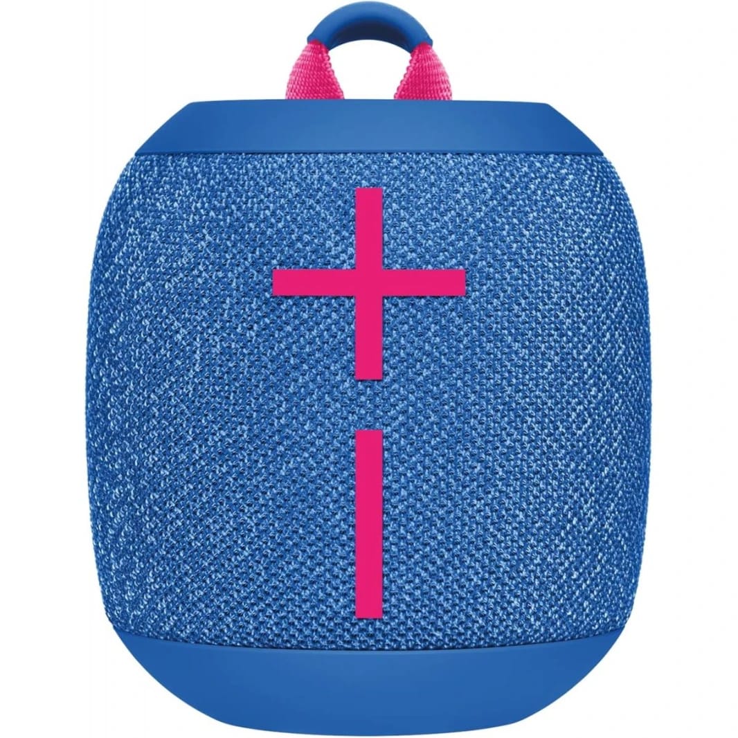 Ultimate Ears WONDERBOOM 3, Small Portable Wireless Bluetooth Speaker, Big Bass 360-Degree Sound for Outdoors, Waterproof, Dustproof IP67, Floatable, 131 ft Range - Performance Blue
