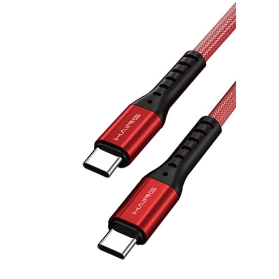 HAING HI042CC Type-C to Type-C 20W Metal Braided Data Cable 3M