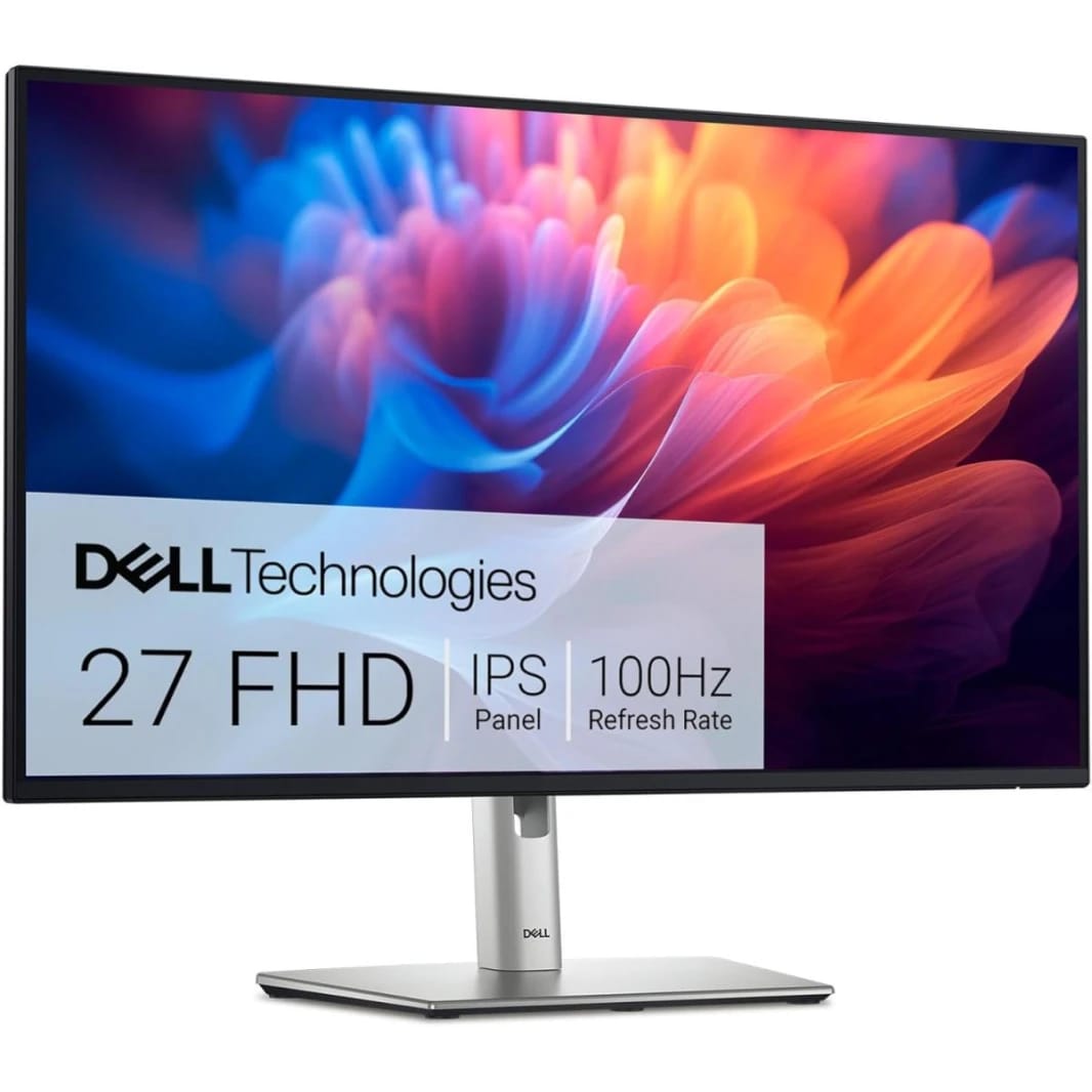 NEW Dell Monitor P2725H 27 Inch Full HD (1920x1080), 300 nits Brightness, 100Hz, IPS, 16.7M, 5ms, 99% sRGB, USB-C, DisplayPort, HDMI, VGA, 4x USB