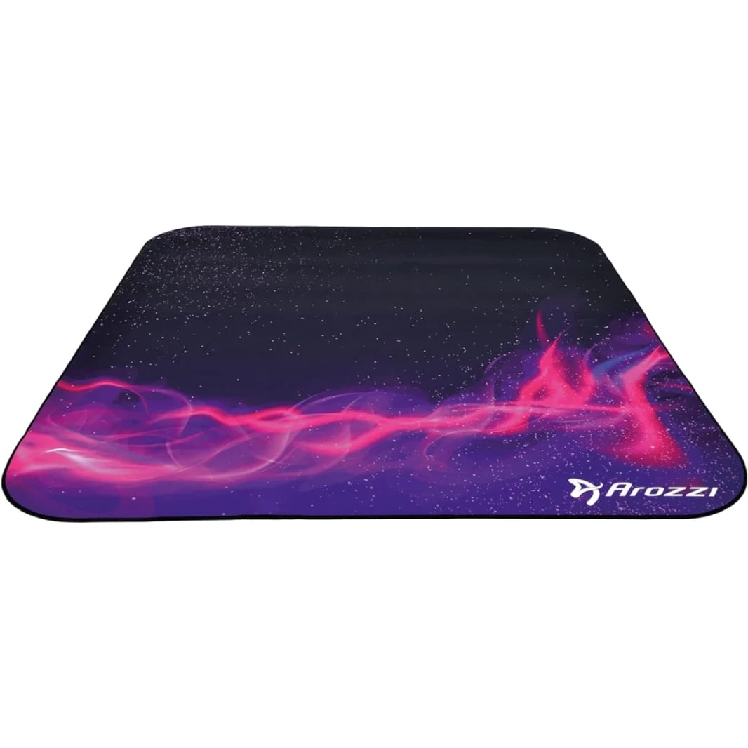 Arozzi Floor Mat Zona Quattro Microfiber Gaming Chair Floor Mat for Carpet Anti-Slip Noise Dampening Floor Mat for Office Chair - Galaxy