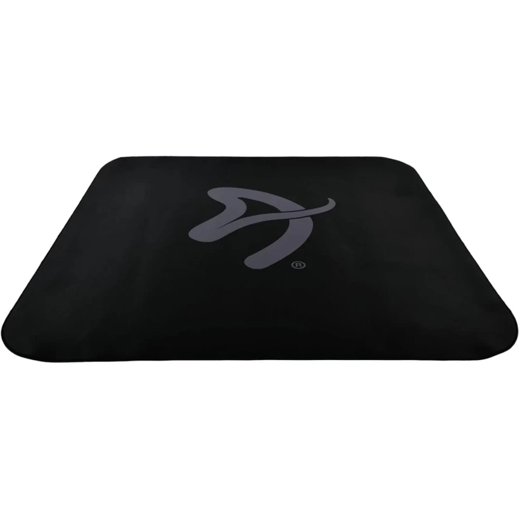 Arozzi Floor Mat Zona Quattro Microfiber Gaming Chair Floor Mat for Carpet Anti-Slip Noise Dampening Floor Mat for Office Chair - Black Grey