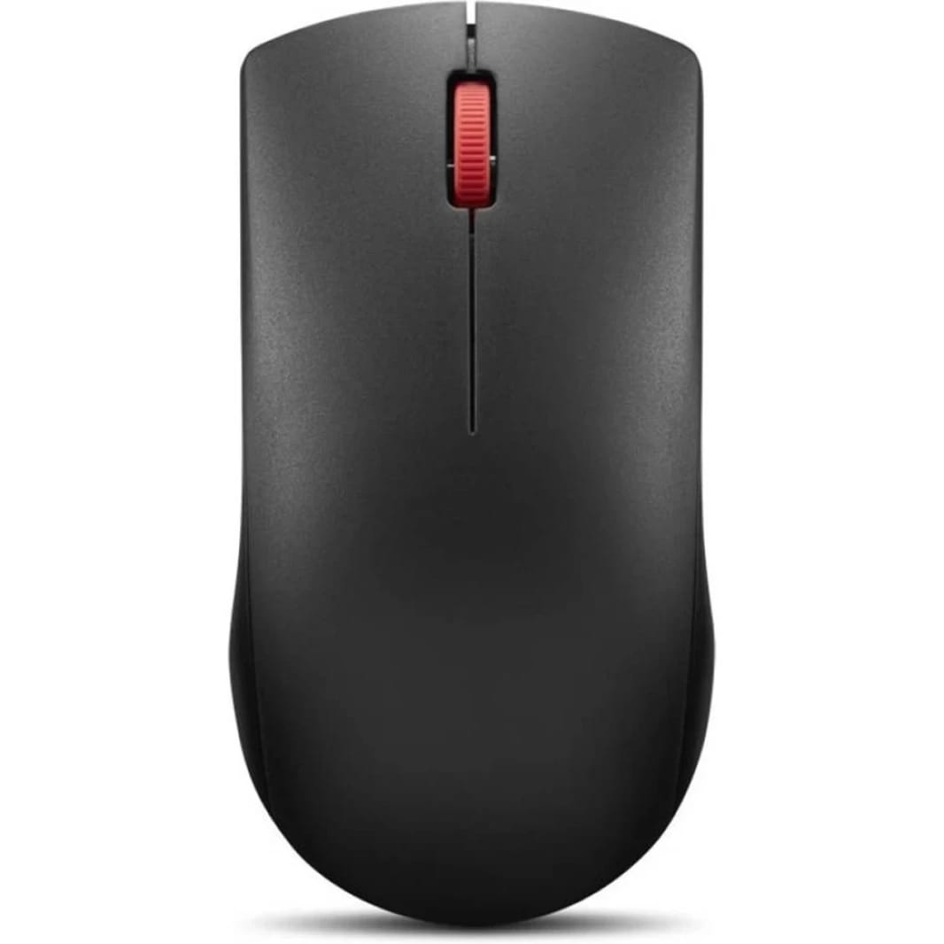 Lenovo 150 Wireless Mouse 1000 DPI Resolution Huaxi Sensor 3 Buttons 2.4G Wireless USB-A - Black