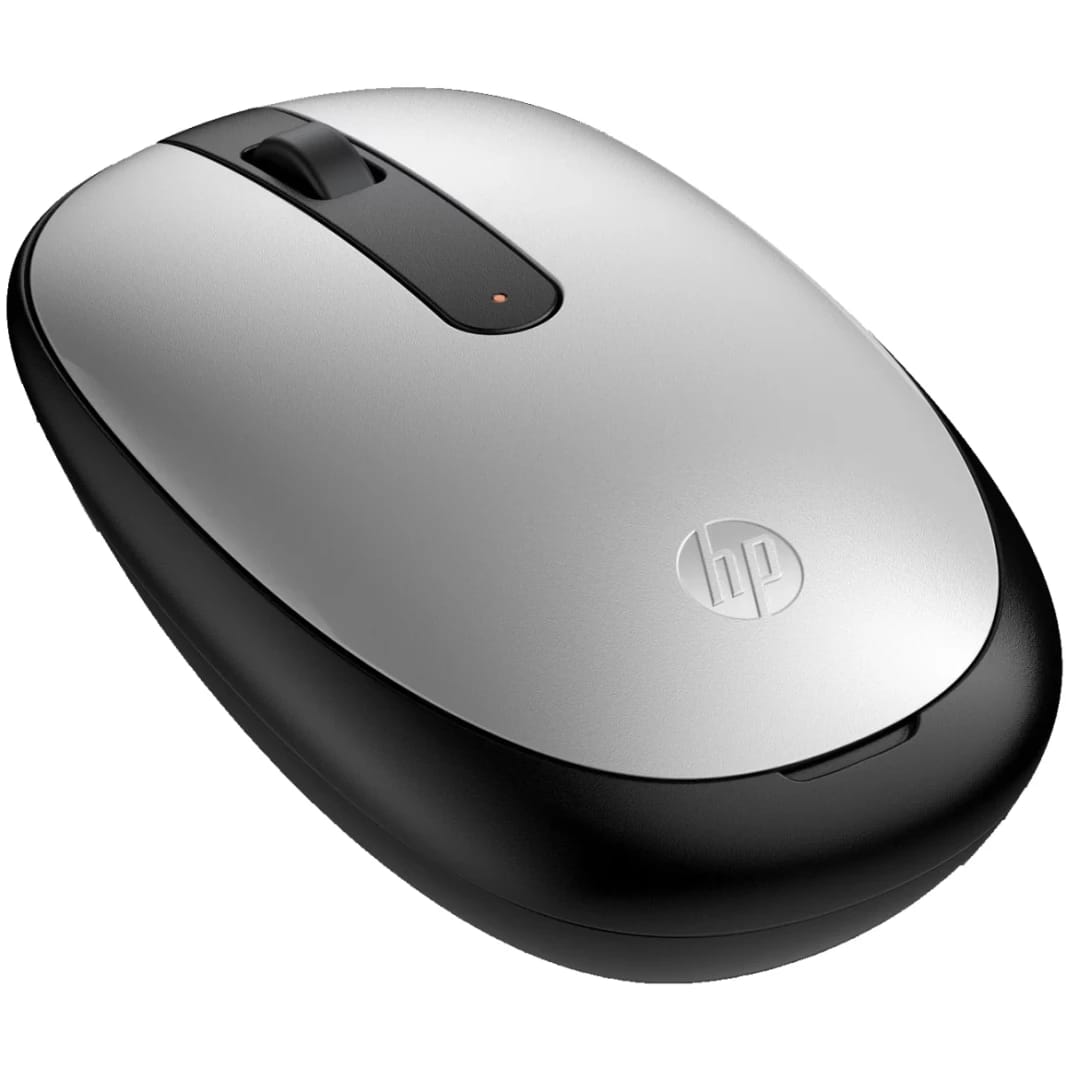 HP 240 Bluetooth Mouse, Swift Pair, 1600 DPI, Slim & Portable, 2-Year Battery, For Windows & Mac - Silver