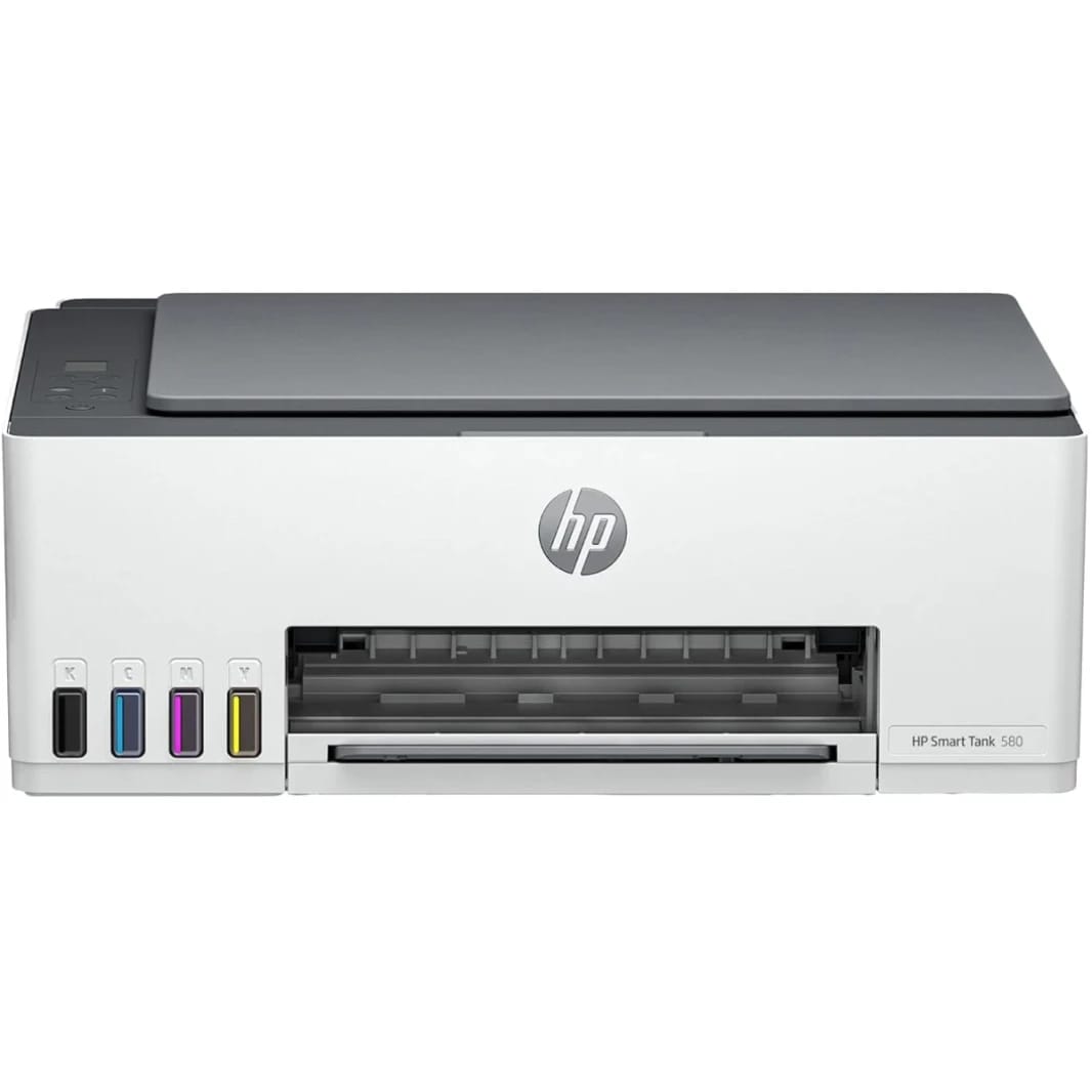 HP Smart Tank 580 All-in-One Wireless Ink Tank Colour ( up to 12000 Black & 6000 Colour) w/ 1 Extra Black Ink Bottle & 2 Years Warranty