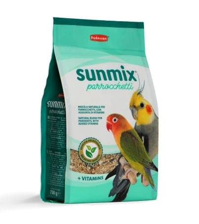 Sunmix Parrocchetti – Mixed seeds designed to support parakeet vitality and plumage