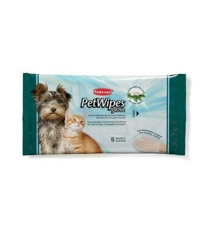 Pet Wipes glove for cleaning pets