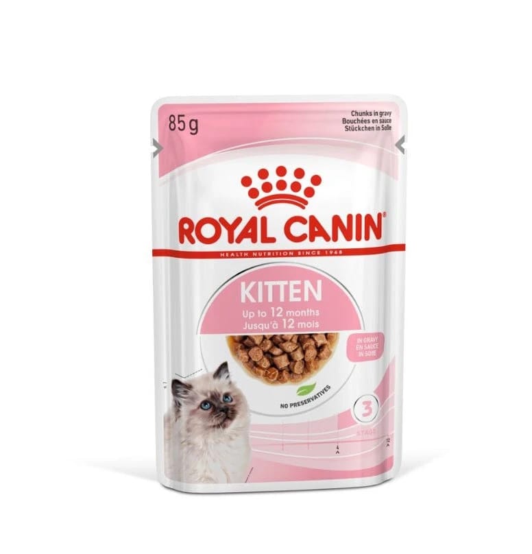 ROYAL CANIN KITTEN GRAVY – طعام رطب للقطط الصغيرة بصلصة غنية