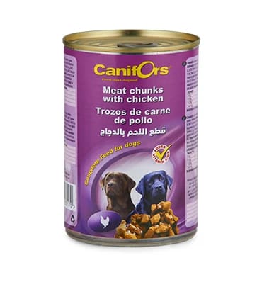 Canifors Meat Chunks With Chicken – Meat chunks with chicken flavor from Canifors