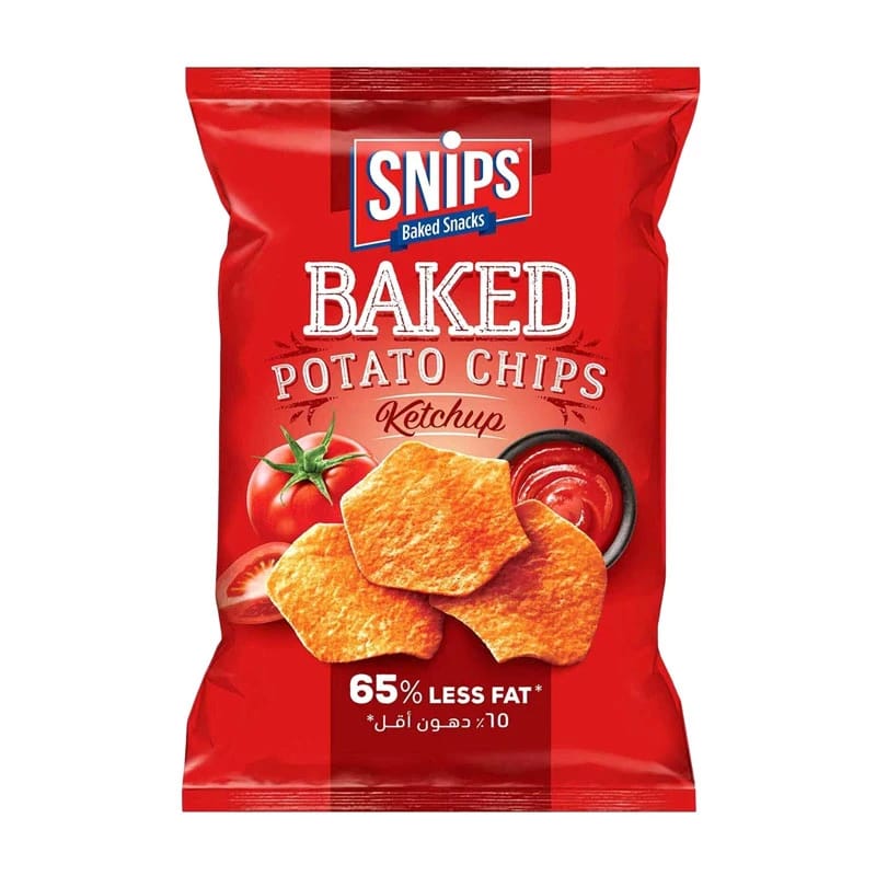 Snips Baked Potato Chips Ketchup 120g