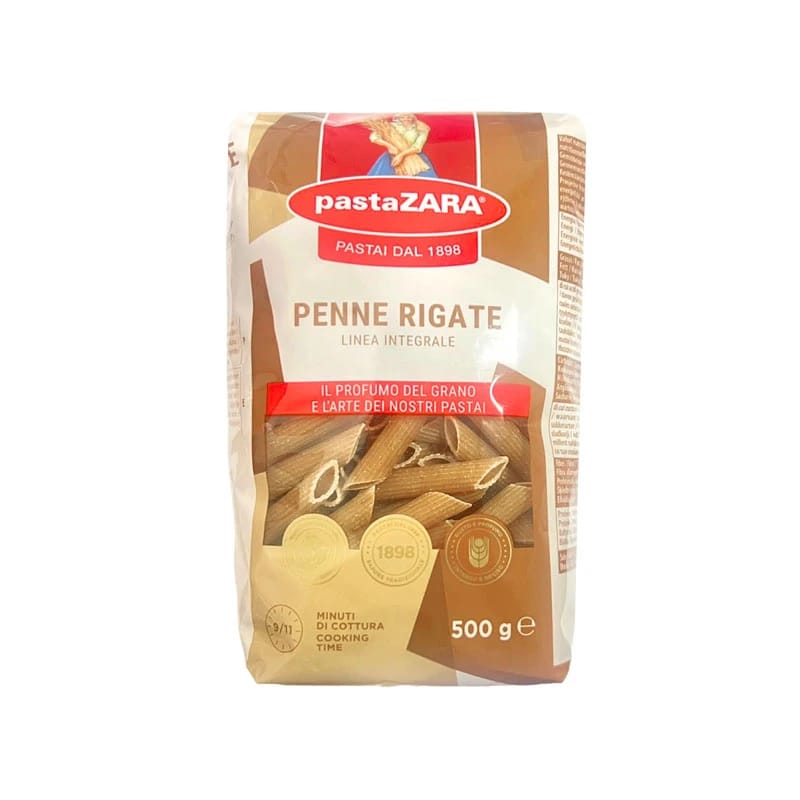Pasta Zara Penne Rigate Integral Pasta 500g