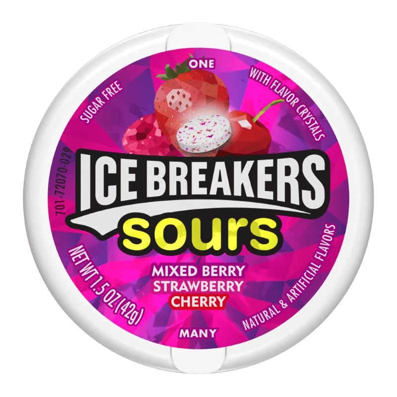 Hershey Ice Breakers Sugar Free Mints - Mixed berry 42g