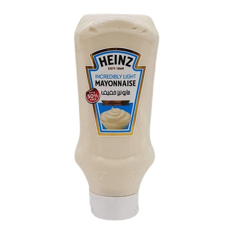 Heinz Incredibly Light Mayonnaise 600ml