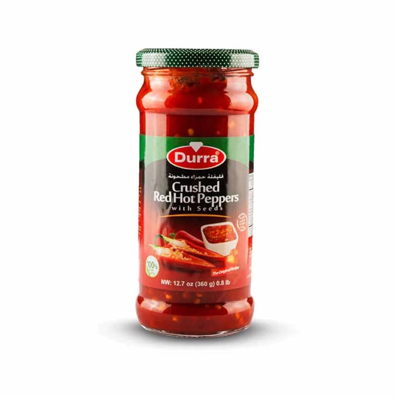 Durra Crushed Red Hot Peppers 360g