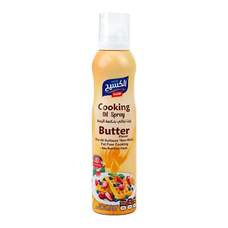 Kasih Cooking Vegetable Oil Spray, Butter Flavor 141ml