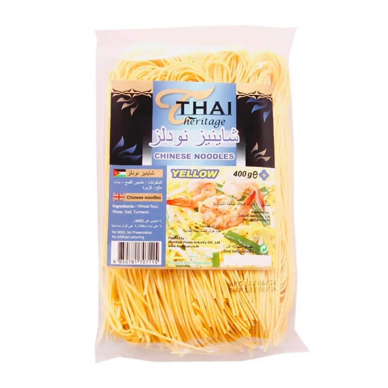 Thai Heritage Chinese Noodles Yellow 400g