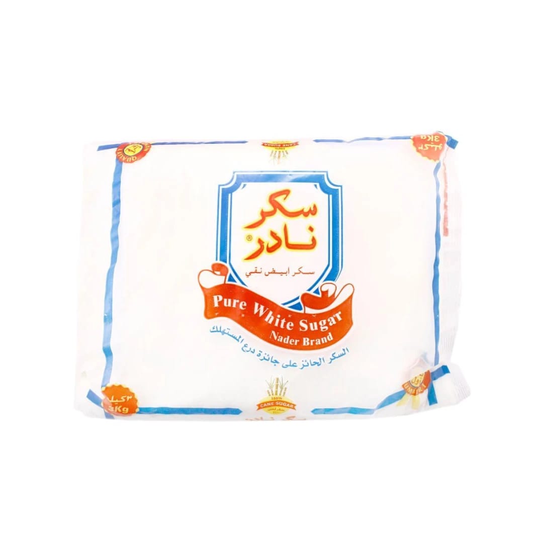 Nader Pure White Sugar 3Kg