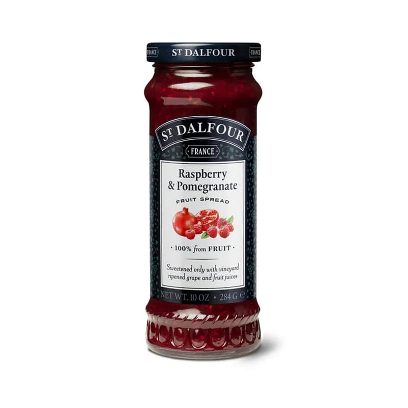 St. Dalfour Raspberry And Pomegranate Fruit Spread Jam 284g