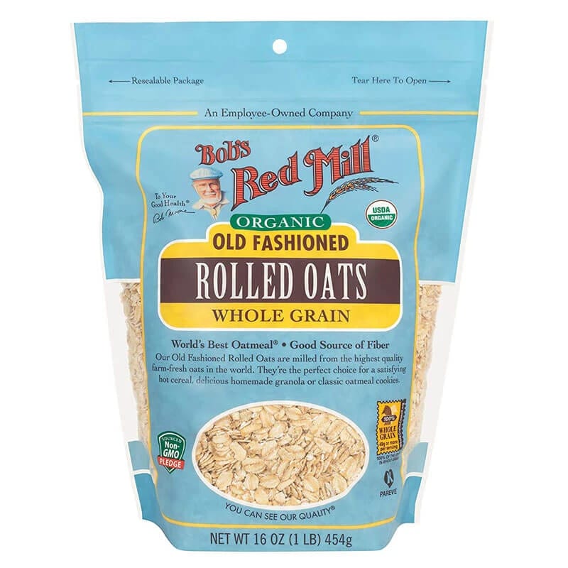 Bob's Red Mill Organic Rolled Oats Old fashioned 454g