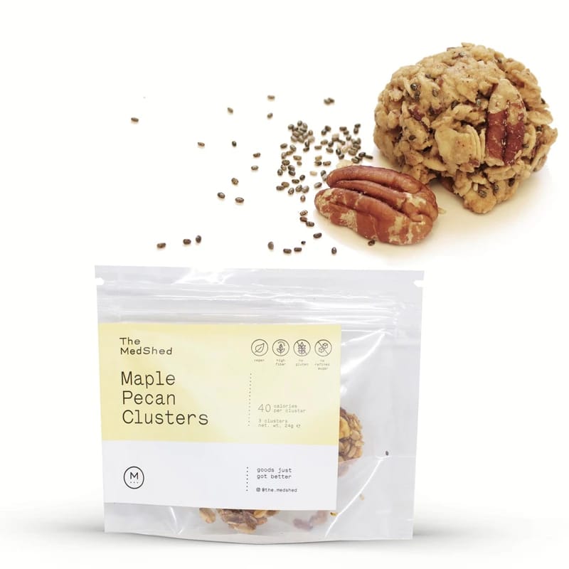 The MedShed Maple Pecan Clusters 24g