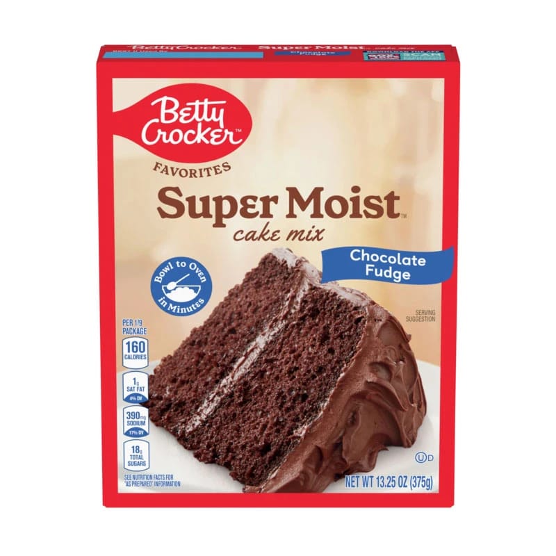 Betty Crocker Super Moist Chocolate Fudge Cake Mix 375g