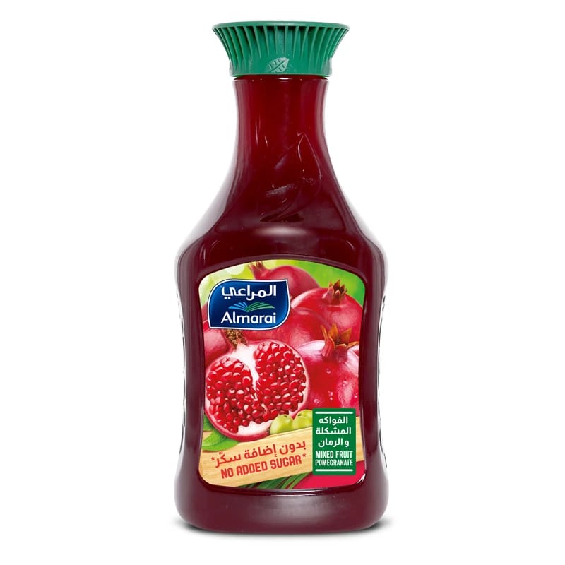 Almarai Mixed Fruit Pomegranate Juice, No Added Sugar 1.4L