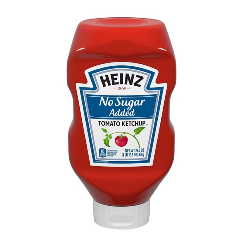 Heinz Tomato Ketchup - No Sugar Added 836g