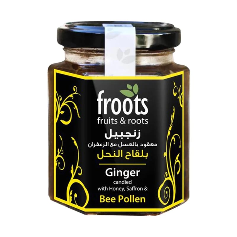 Froots Ginger candied with Honey, Saffron & Bee Pollen 230g