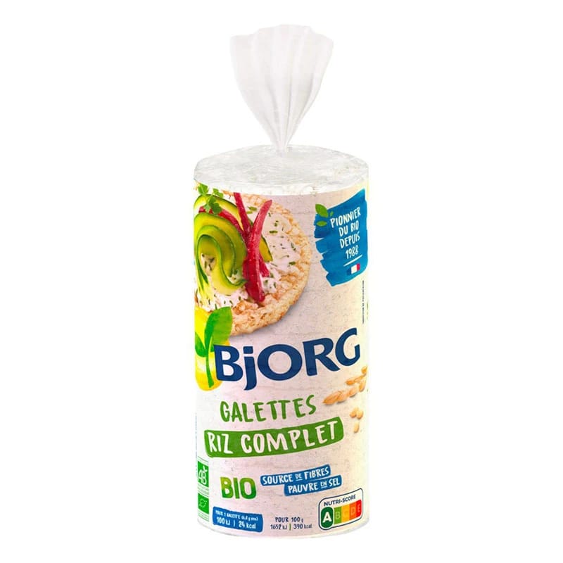 Bjorg Gluten Free Whole Rice Cakes 130g