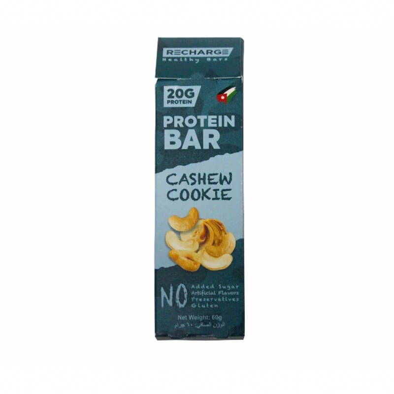 Recharge Healthy Protein Bar - Cashew Cookie 60g