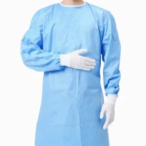 رداء عزل طبي من ماركة متميزة، تصميم خفيف الوزن لمهنيي الرعاية الصحية والقطاع الطبي، 30 جرام