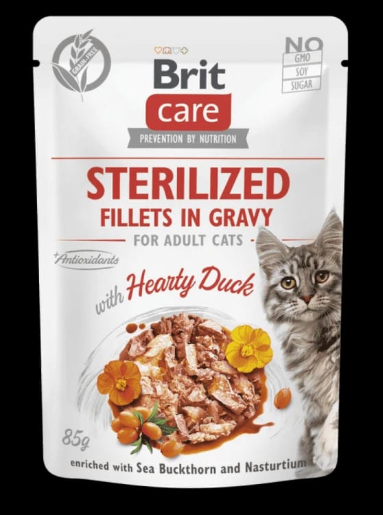 Pret duck slices with broth for sterile cats