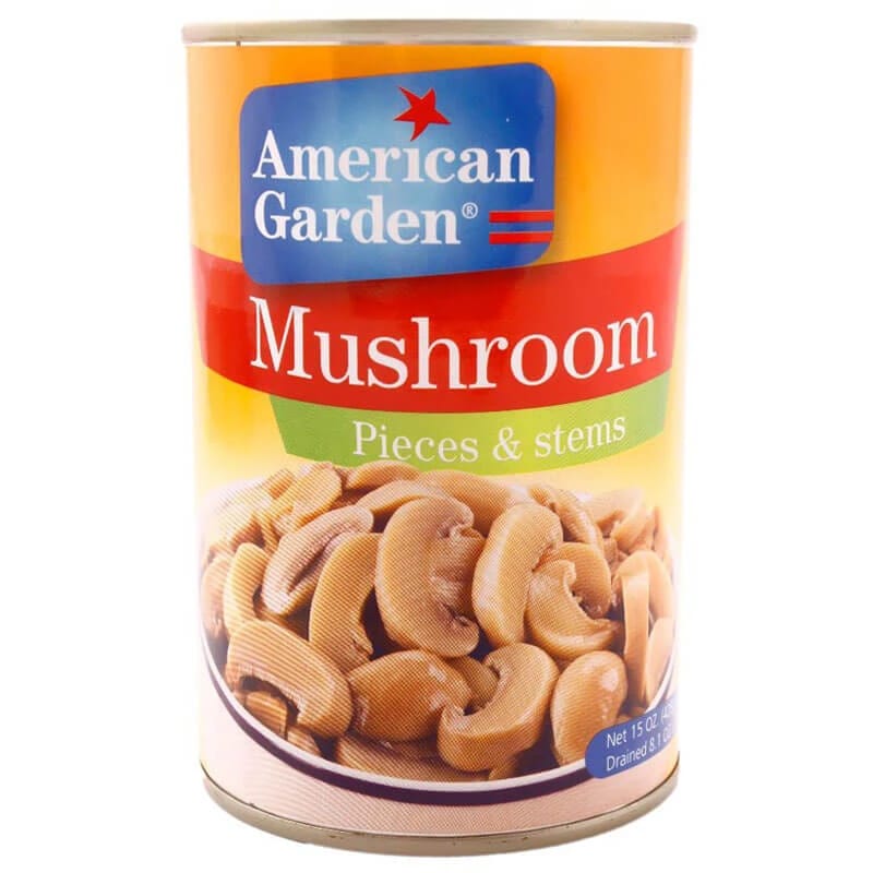 American Garden Mushroom Pieces & Stems 425g