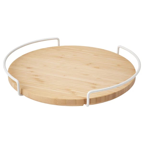 Lazy Susan, organizer bamboo,28 cm