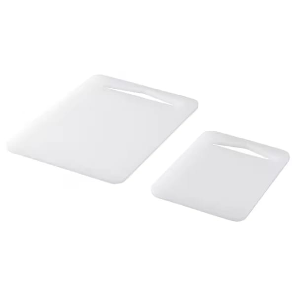 Chopping board, set of 2, white