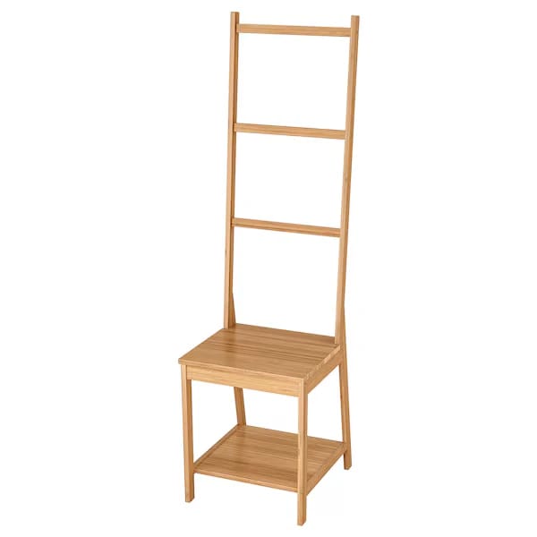 Towel rack chair, bamboo