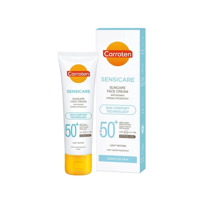 Carroten Sensicare Suncare Face Cream 50ml – SPF50+