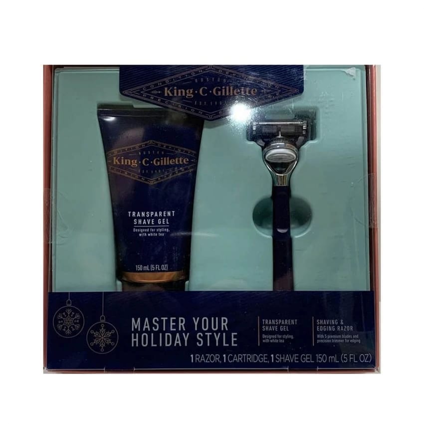 King C Gillette Master Your Holiday Style Gift Set NEW