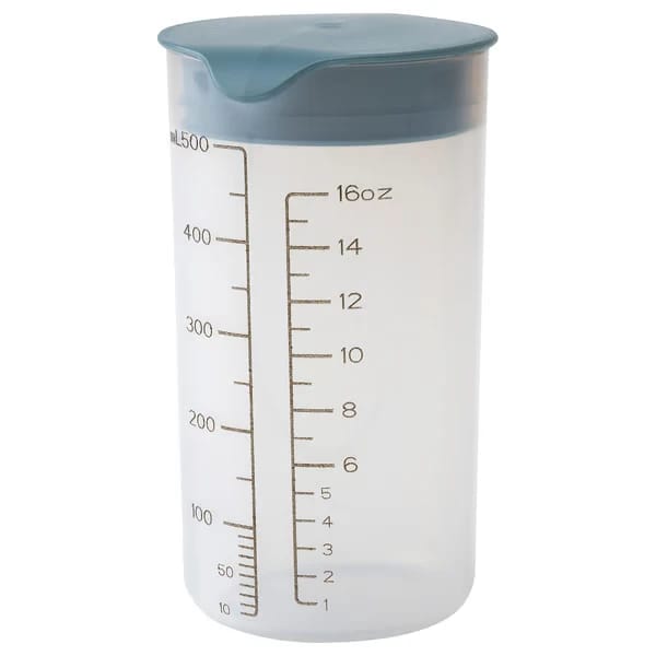 Shaker, graduated, 500 ml