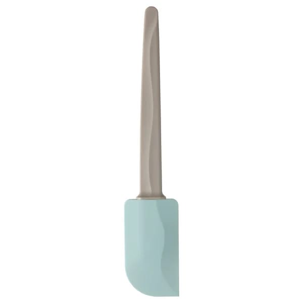 Rubber spatula, beige/blue, 26 cm