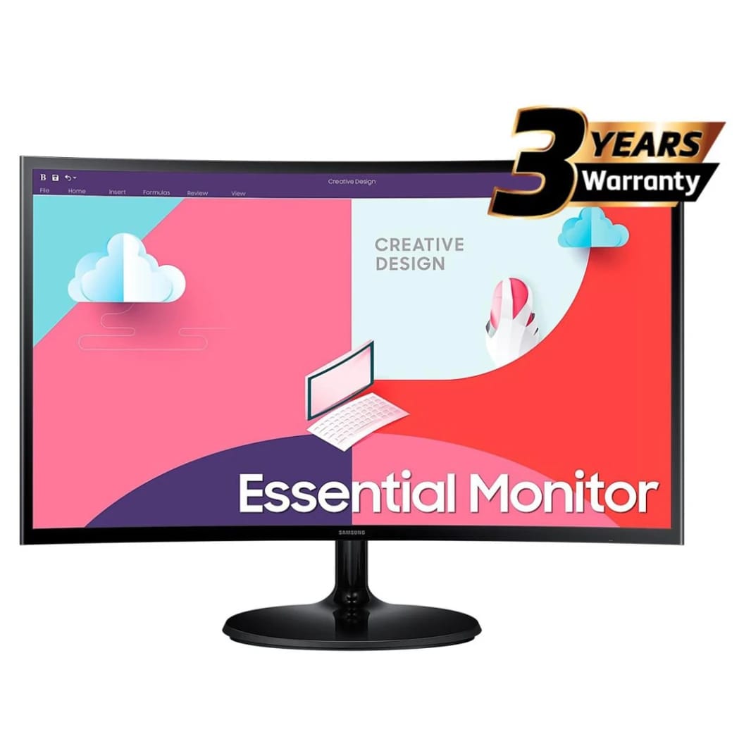 Samsung 24 "C360 شاشة منحنية كاملة عالية الدقة - 75 هرتز
