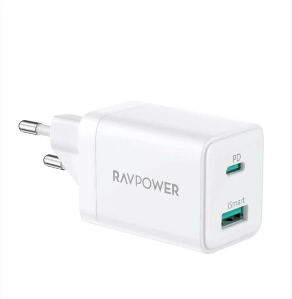 RAVPower RP-PC170 30W 2-Port Wall Charger – White