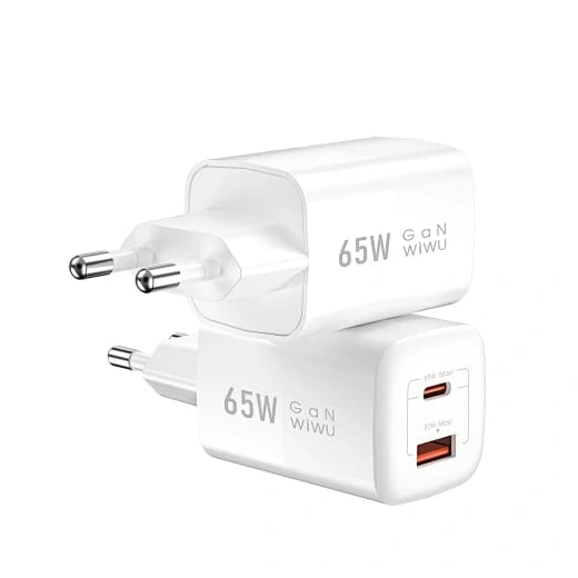 WiWU 65W USB Type C Super GaN Wall Charger Fast Charger