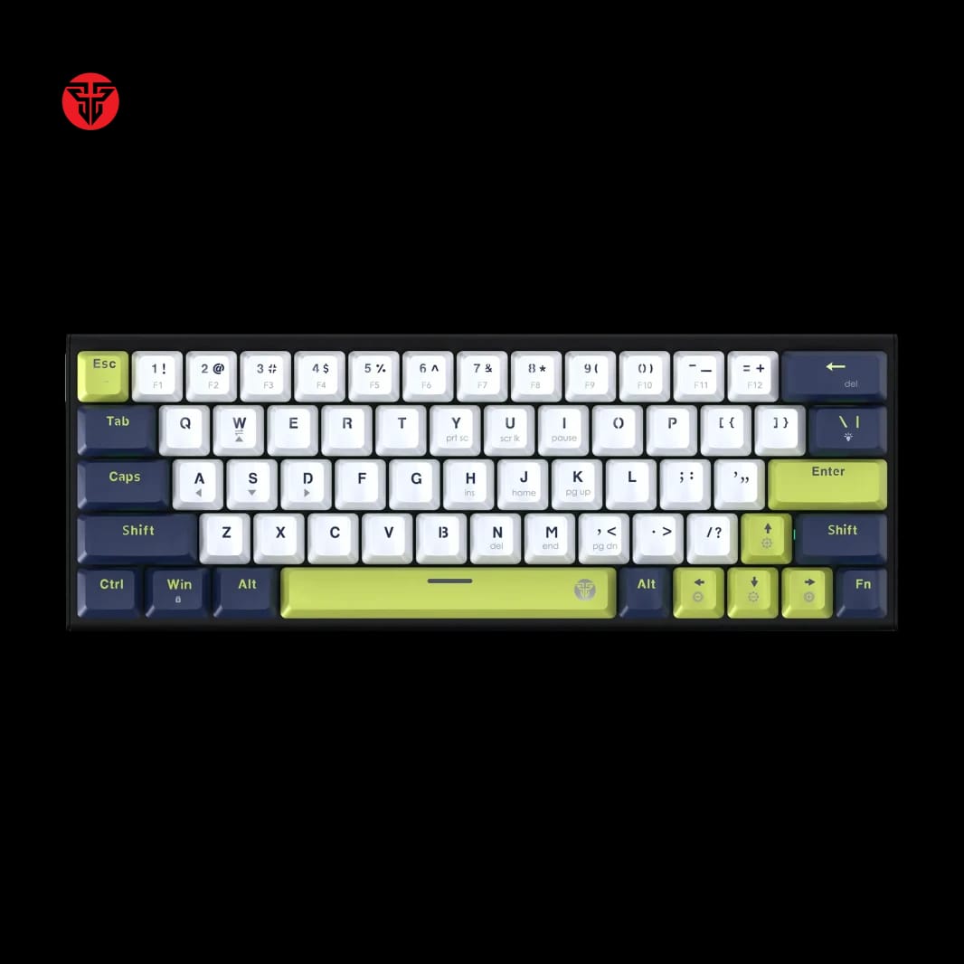 FANTECH ATOM63 MK874V2 MECHANICAL KEYBOARD MORI EDITION WHITE (Double-Shot ABS)