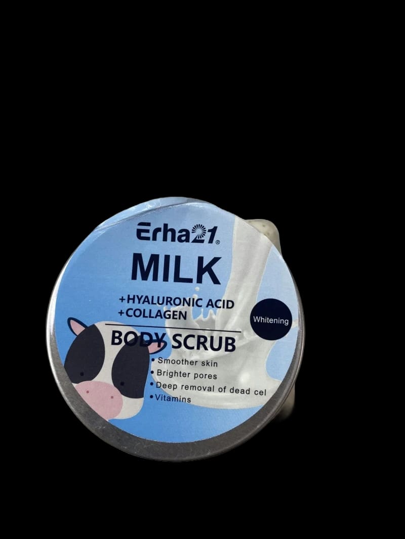 Erha21 Milk Body Scrub with Hyaluronic Acid and Collagen