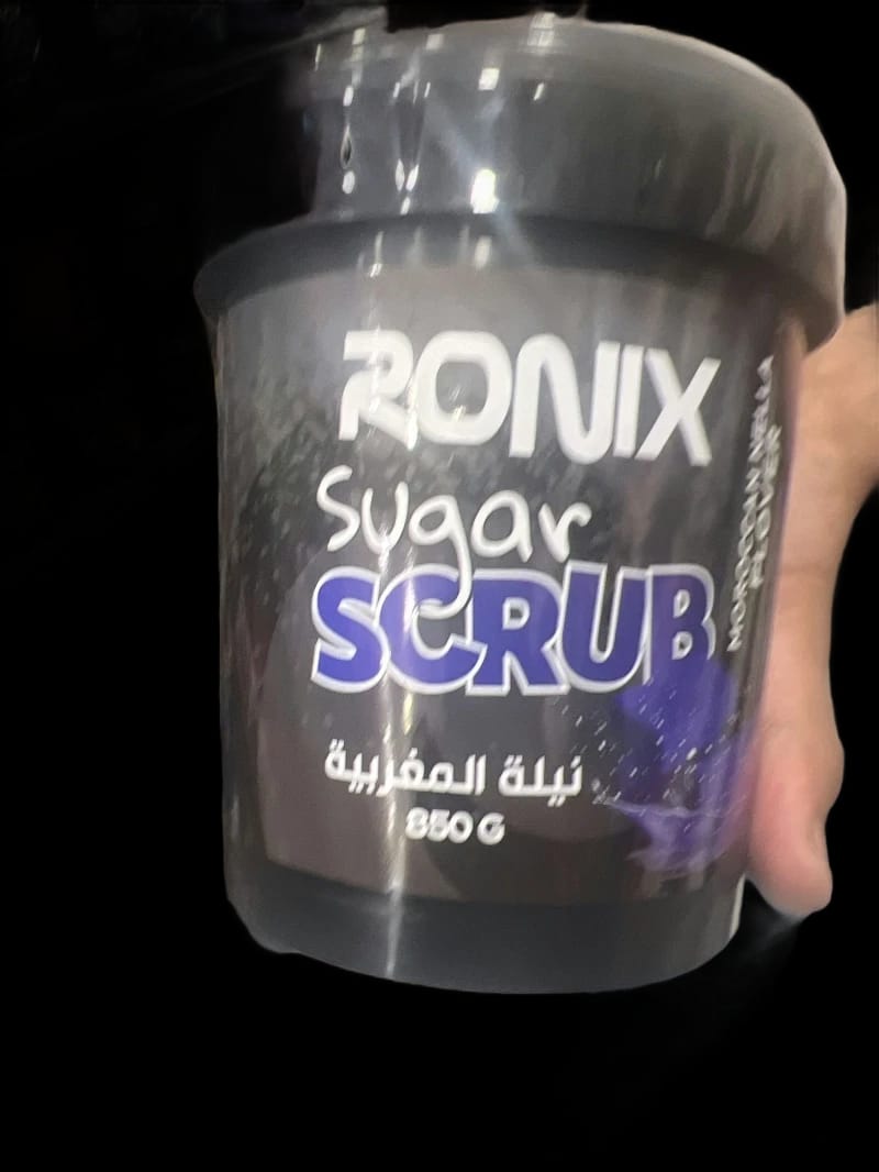 Ronix Sugar Scrub Moroccan Nila Flower for Exfoliating and Softening Skin, 850g - A Luxurious Bath and Body Treat