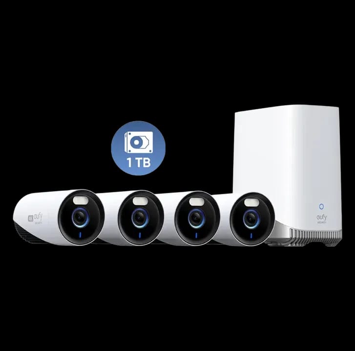 يوفي eufyCam E330 طقم احترافي مكون من 4 كاميرات