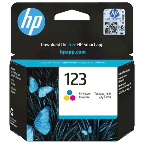 HP 123 TRI-COLOR INK CARTRIDGE