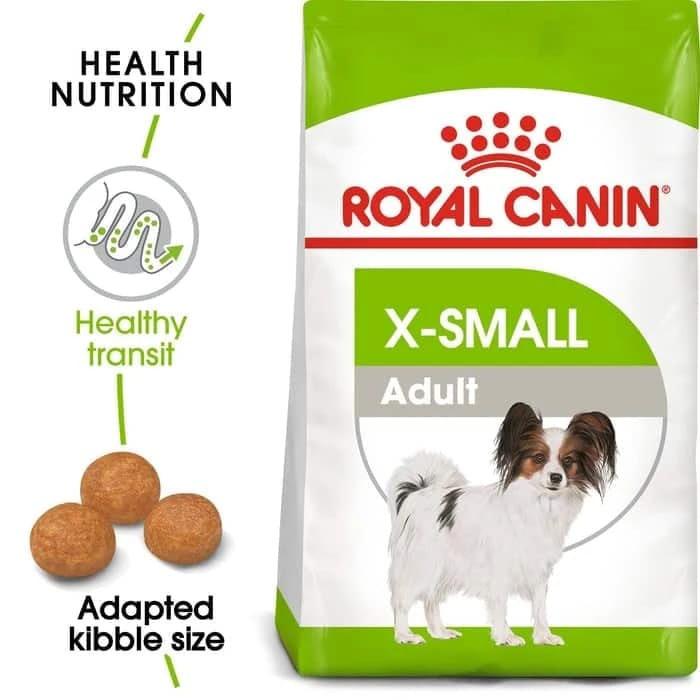 Royal Canin dry food for adult dogs for "very small breeds"